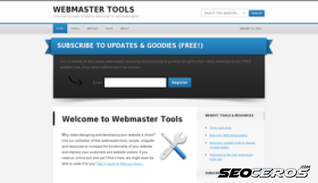 webmaster-tools.co.uk desktop preview