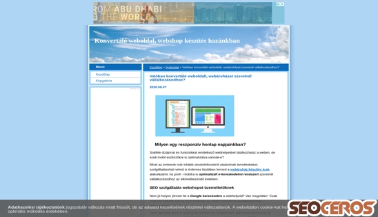 weboldalkeszitesbudapest.eoldal.hu/cikkek/nyitooldal/valoban-konvertalo-weboldalt--webaruhazat-szeretnel-vallalkozasodhoz-.html desktop Vorschau