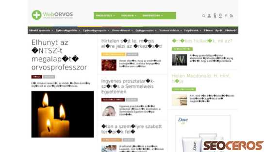 weborvos.hu desktop náhľad obrázku