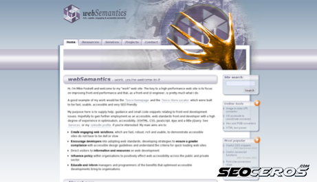 websemantics.co.uk desktop előnézeti kép