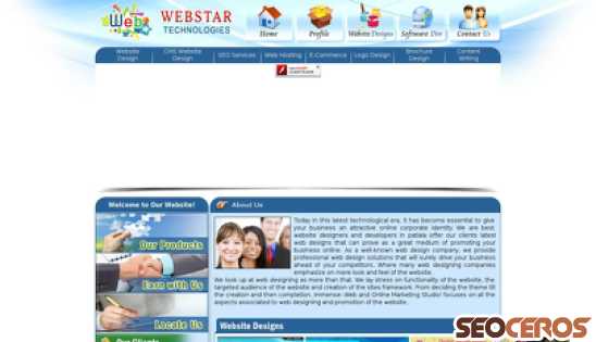 webstartechnologies.net desktop náhľad obrázku