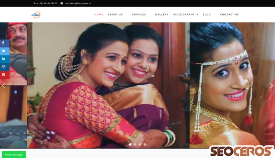 weddingvideographyindia.com desktop previzualizare