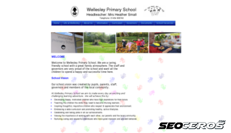 wellesleyschool.co.uk desktop förhandsvisning