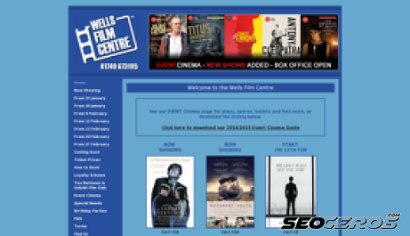wellsfilmcentre.co.uk desktop förhandsvisning