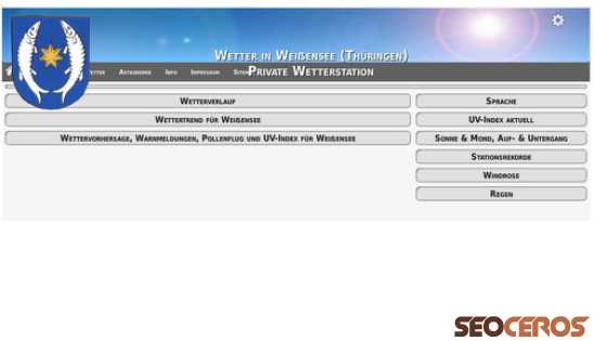 wetter-weissensee.de desktop náhľad obrázku