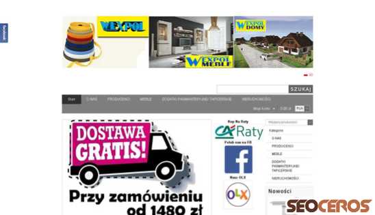 wexpol.pl desktop förhandsvisning