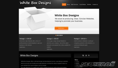 whiteboxdesigns.co.uk desktop Vorschau