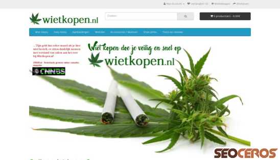 wietkopen.nl desktop náhľad obrázku