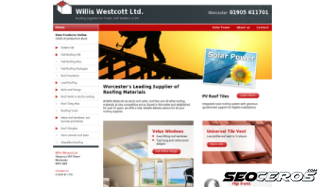 willis-westcott.co.uk desktop preview