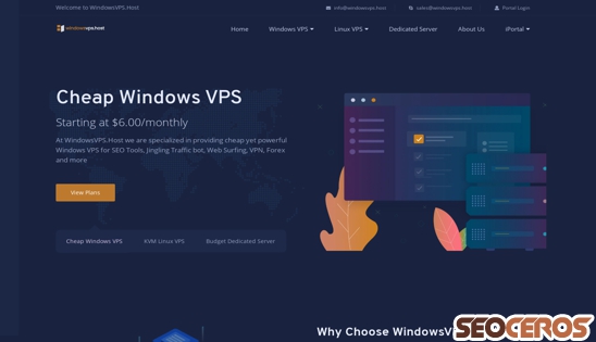 windowsvps.host desktop náhled obrázku