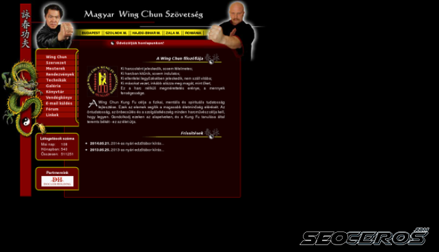 wingchun.hu desktop előnézeti kép