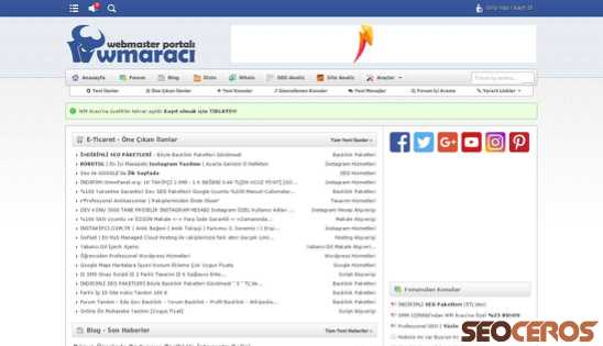 wmaraci.com desktop előnézeti kép