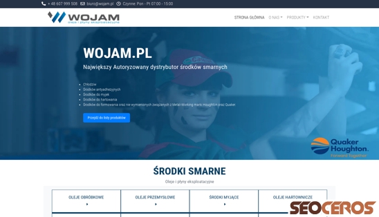 wojam.pl desktop preview