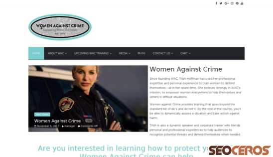 womenagainstcrime.com desktop förhandsvisning