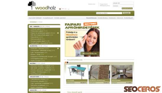 woodholz.eu desktop náhľad obrázku