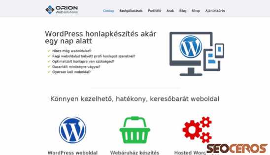 wordpress-honlap.com desktop förhandsvisning