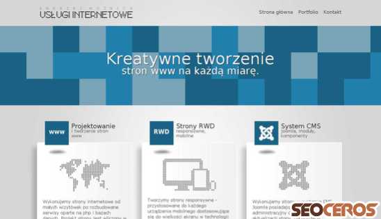 woznica.com.pl desktop förhandsvisning
