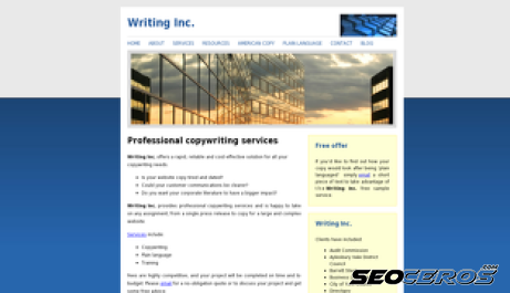 writinginc.co.uk desktop anteprima