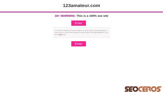 123amateur.com desktop förhandsvisning