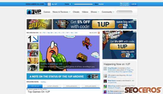 1up.com desktop prikaz slike