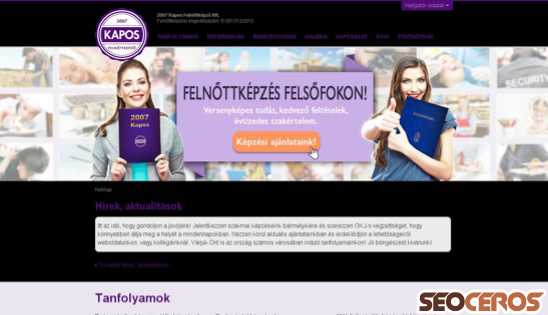 2007kapos.hu desktop előnézeti kép