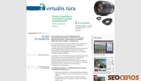 3dvirtualistura.hu desktop előnézeti kép