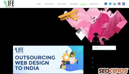 4lifeinnovations.com/web-design-outsourcing-india desktop obraz podglądowy