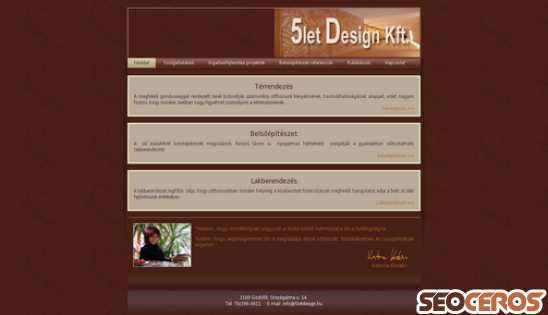 5letdesign.hu desktop förhandsvisning