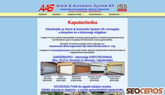 aas.hu desktop előnézeti kép