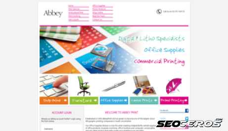 abbeyprint.co.uk desktop Vorschau