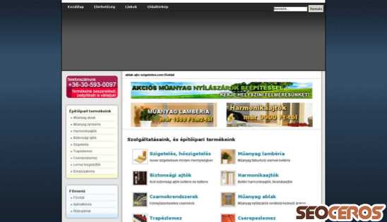 ablak-ajto-szigeteles.com desktop náhled obrázku