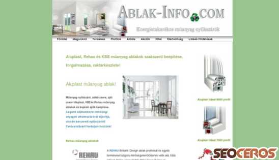 ablak-info.com desktop प्रीव्यू 