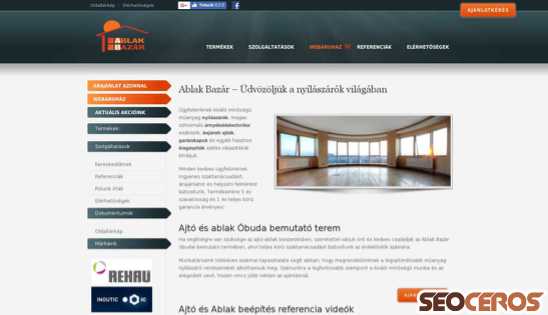 ablakbazar.hu desktop náhľad obrázku