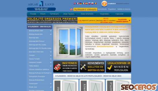 ablakland.hu desktop náhľad obrázku