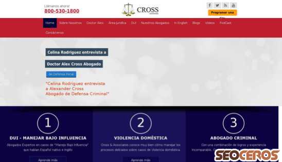 abogadocross.com desktop Vista previa