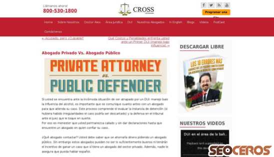 abogadocross.com/abogado-privado-vs-abogado-publico desktop előnézeti kép