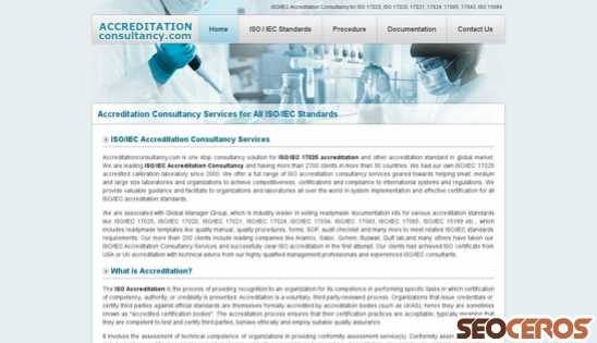 accreditationconsultancy.com desktop prikaz slike