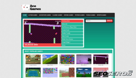 acegames.co.uk desktop previzualizare