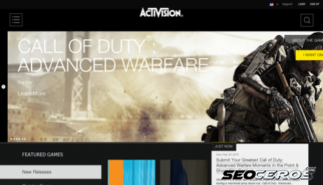 activision.com desktop náhľad obrázku