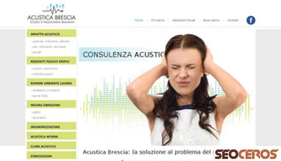 acusticabrescia.it desktop förhandsvisning