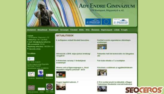 adygimnazium.eu desktop náhled obrázku