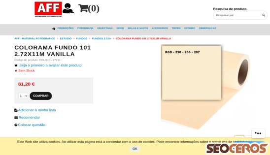affloja.com/COLORAMA-FUNDO-101-272X11M-VANILLA desktop náhled obrázku