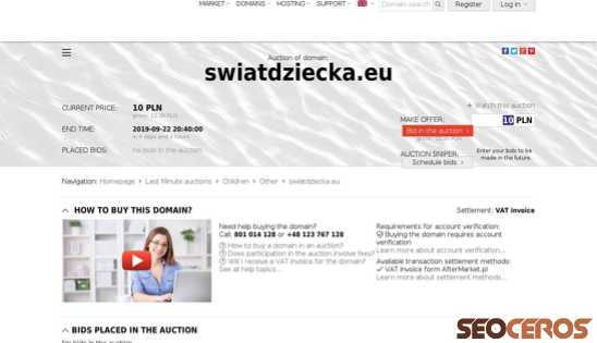 swiatdziecka.eu desktop náhled obrázku