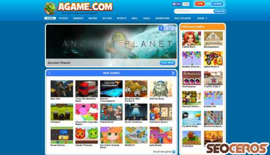 agame.com desktop 미리보기
