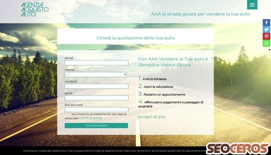 agenziaacquistoauto.com desktop Vista previa