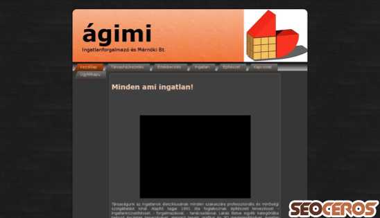 agimi.hu desktop előnézeti kép