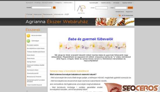 agrianna.hu desktop náhľad obrázku