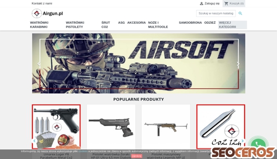 airgun.pl desktop náhľad obrázku