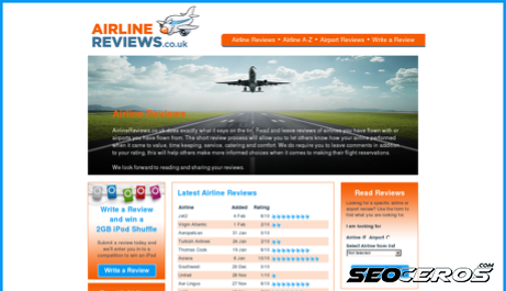 airlinereviews.co.uk desktop förhandsvisning