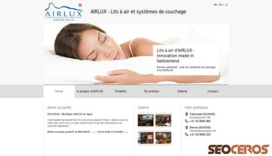 airlux.ch desktop Vorschau